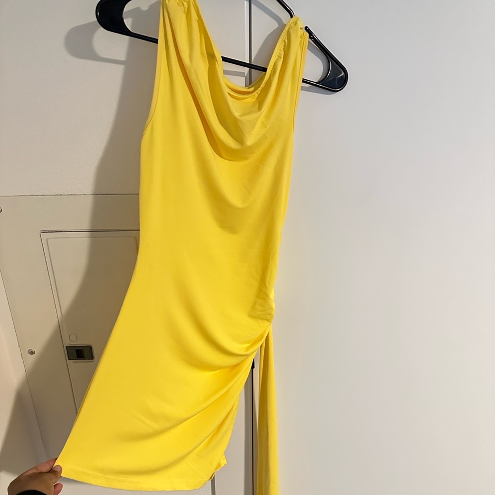 Yellow Sleeveless Dress